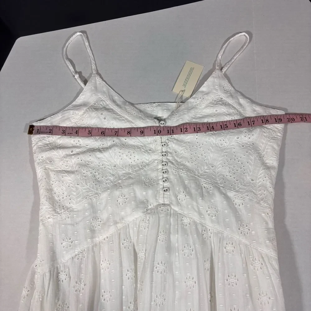 Sundance White Eyelet Arezzo Dress NEW Size Large - Picture 13 of 13